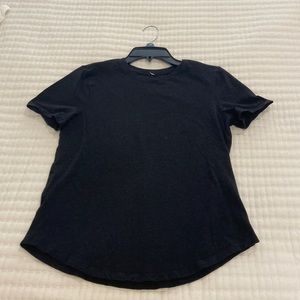 lululemon heathered black love tee shirt